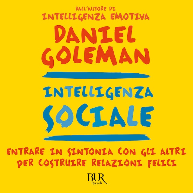 Book cover for Intelligenza sociale