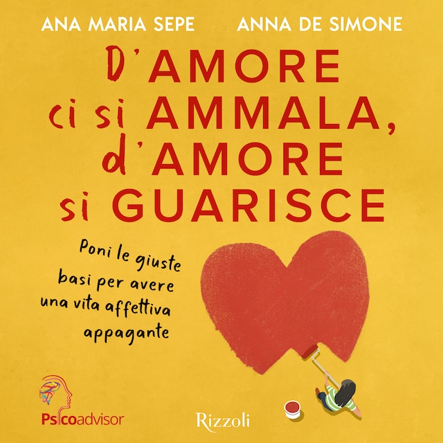 Book cover for D'amore ci si ammala, d'amore si guarisce