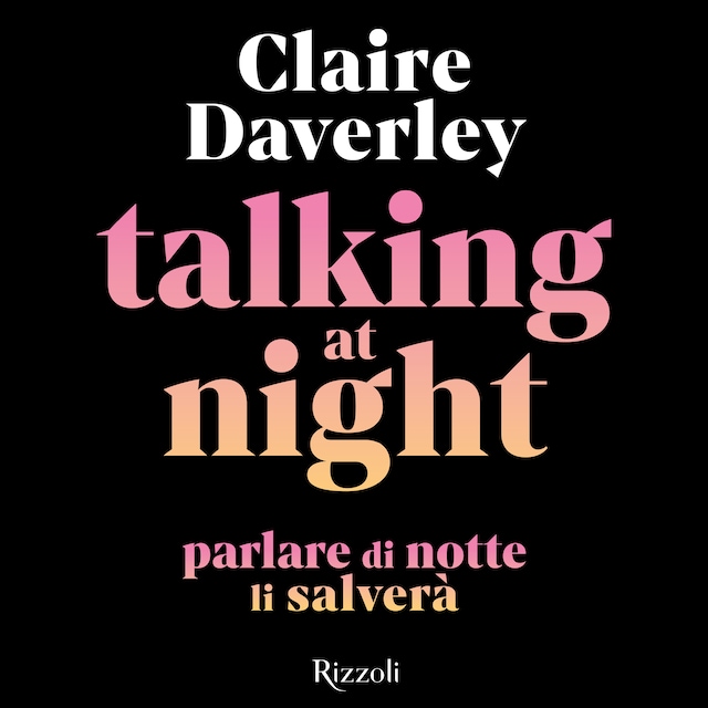 Okładka książki dla Talking at Night