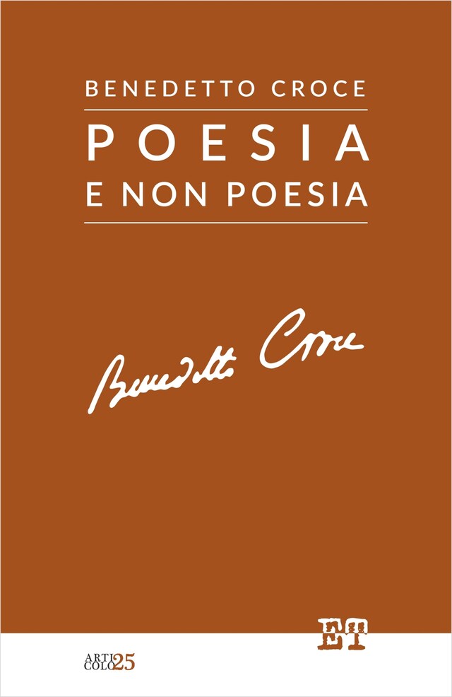 Boekomslag van Poesia e non poesia