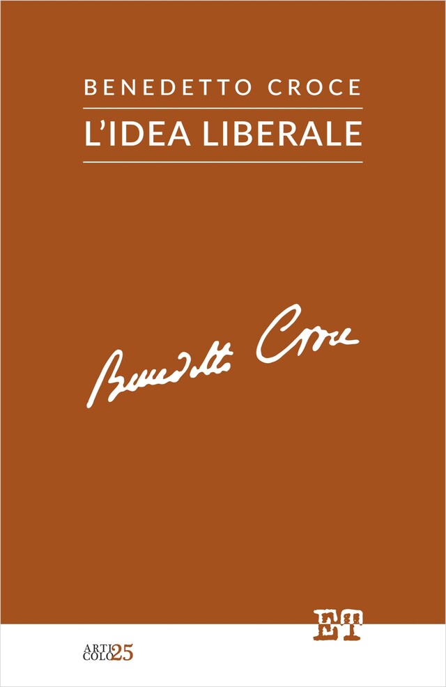 Buchcover für L'idea liberale