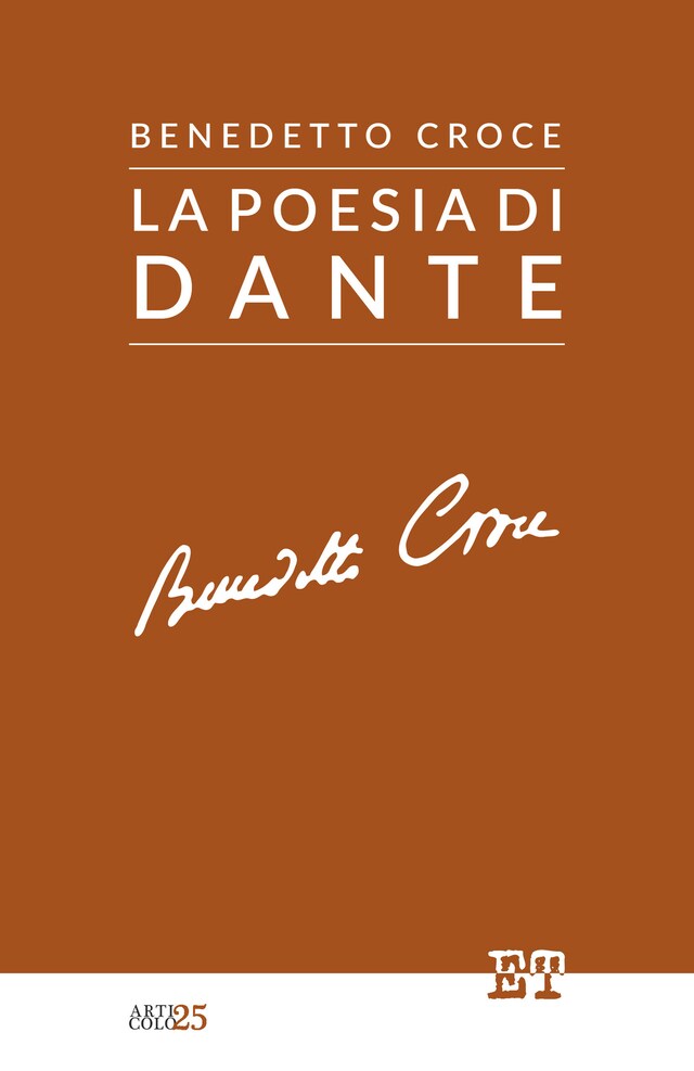 Boekomslag van La poesia di Dante