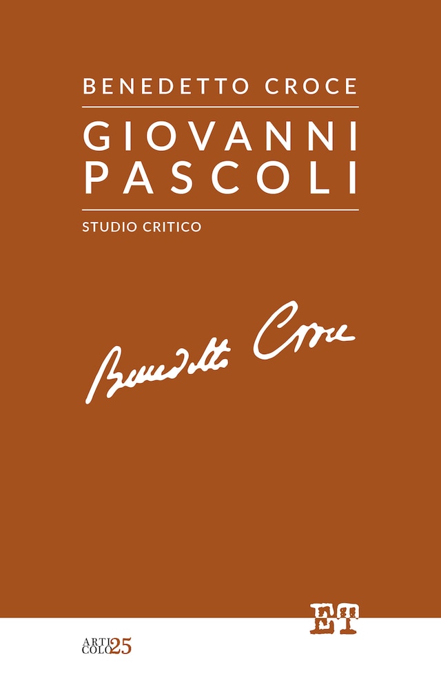 Buchcover für Giovanni Pascoli