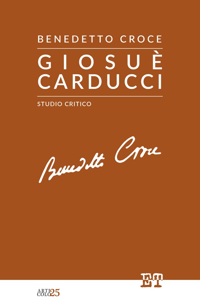 Book cover for Giosuè Carducci