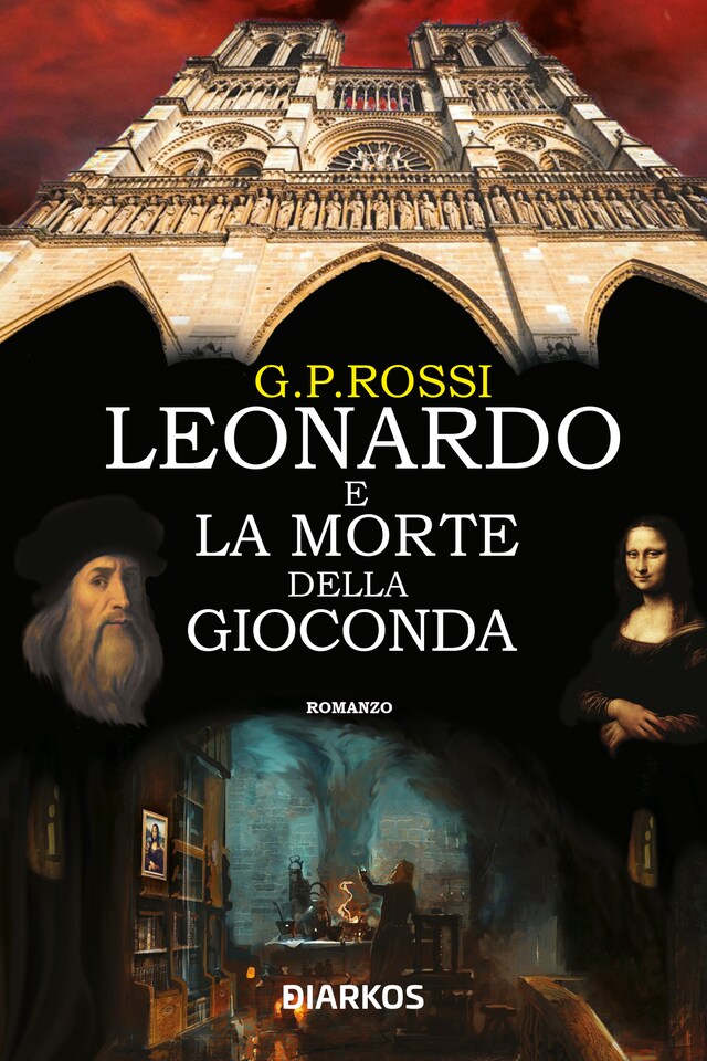 Book cover for Leonardo e la morte della Gioconda