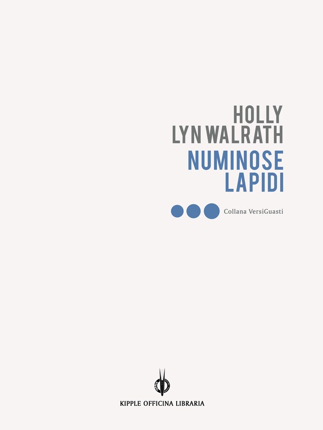 Book cover for Numinose lapidi