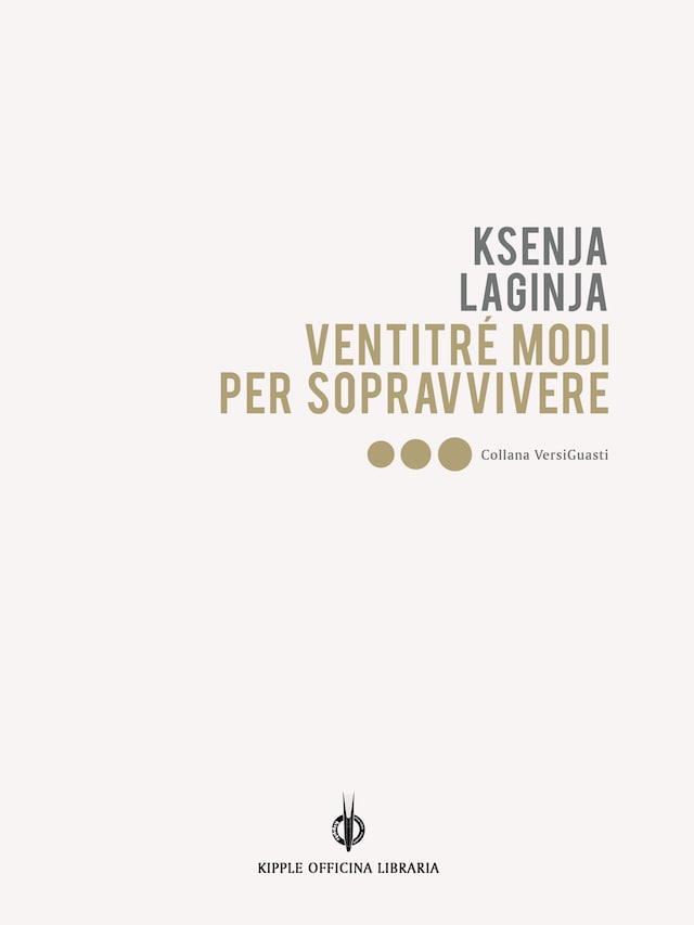 Book cover for Ventitré modi per sopravvivere