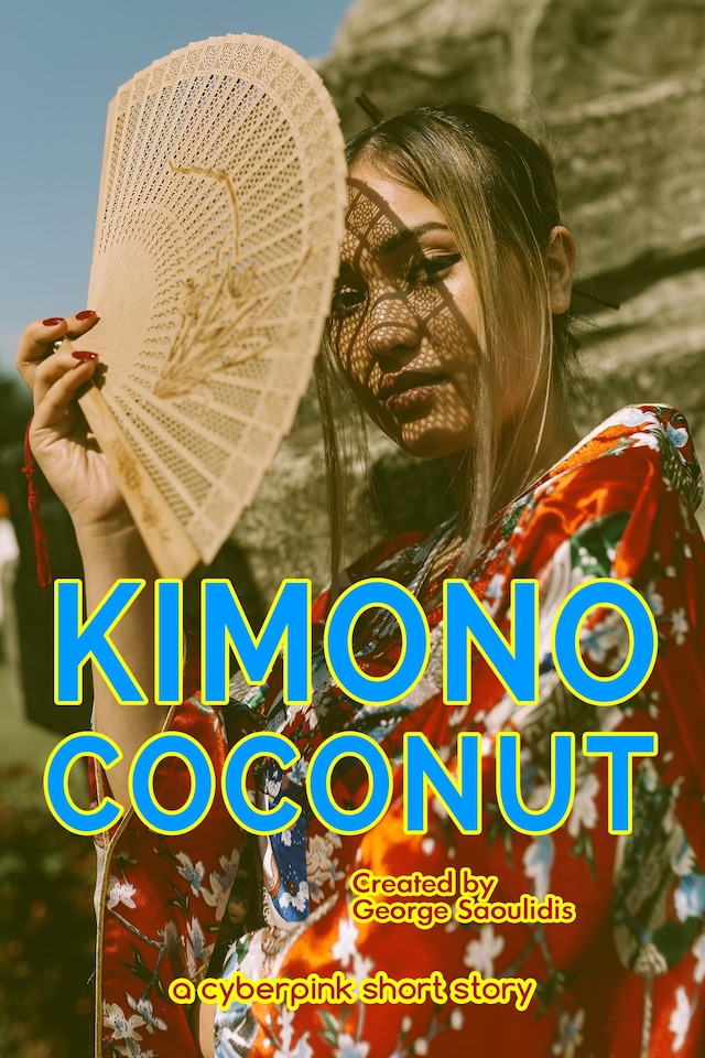 Kirjankansi teokselle Kimono Coconut