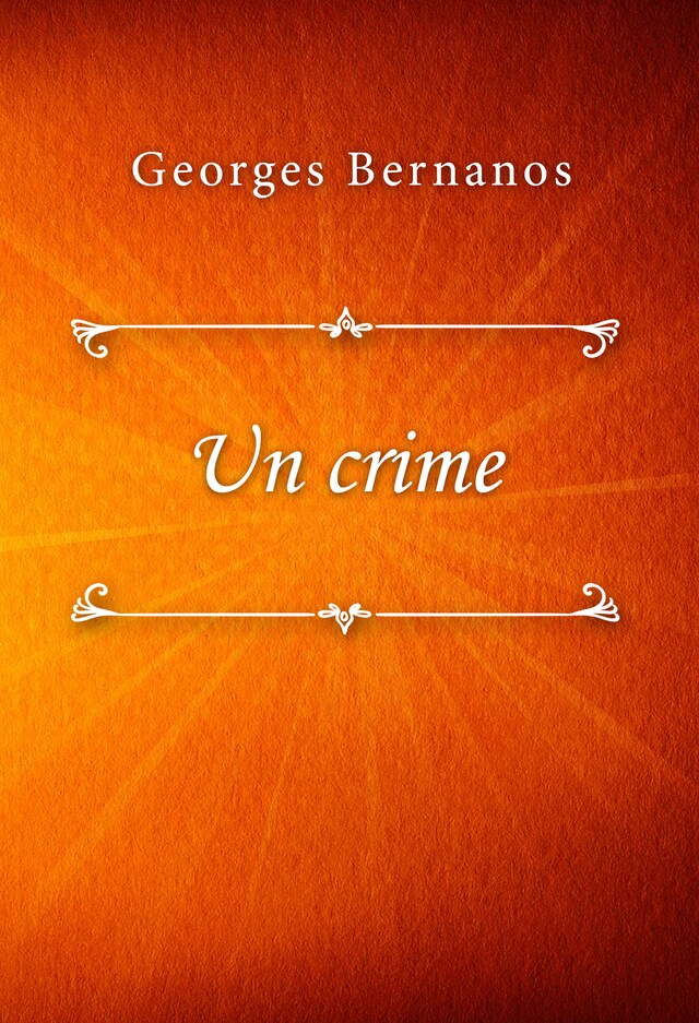 Book cover for Un crime