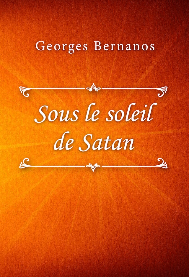 Book cover for Sous le soleil de Satan