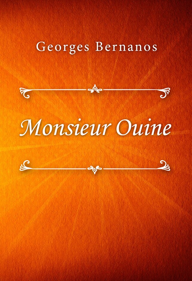 Book cover for Monsieur Ouine