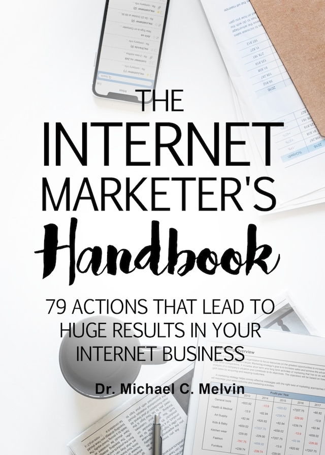 Copertina del libro per The Internet Marketer's Handbook