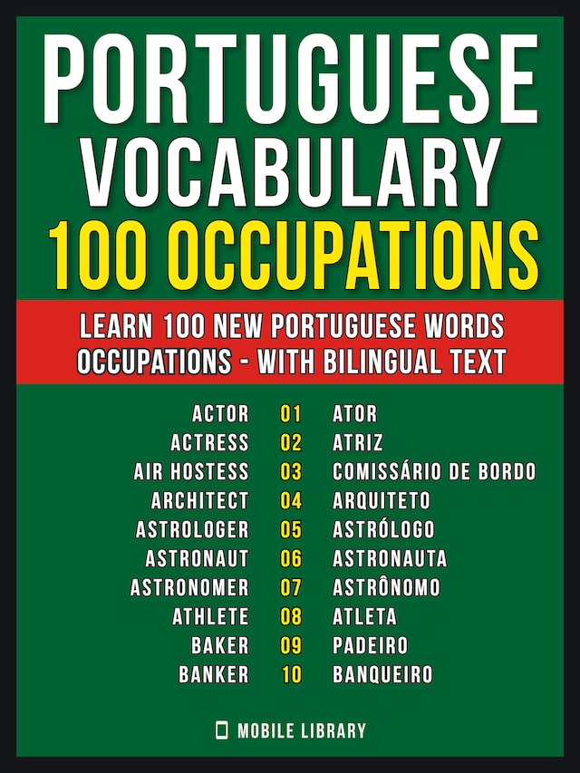 Portuguese Vocabulary - 100 Occupations
