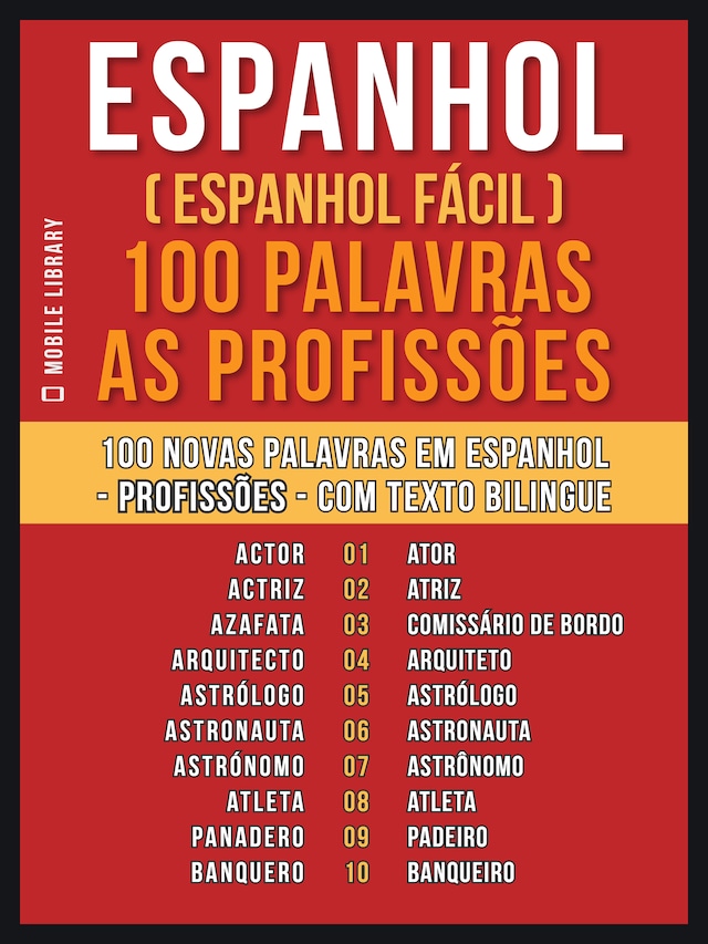 Espanhol ( Espanhol Fácil ) 100 Palavras - As Profissões
