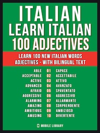 Italian - Learn Italian - 100 Adjectives
