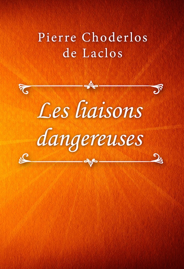 Buchcover für Les liaisons dangereuses