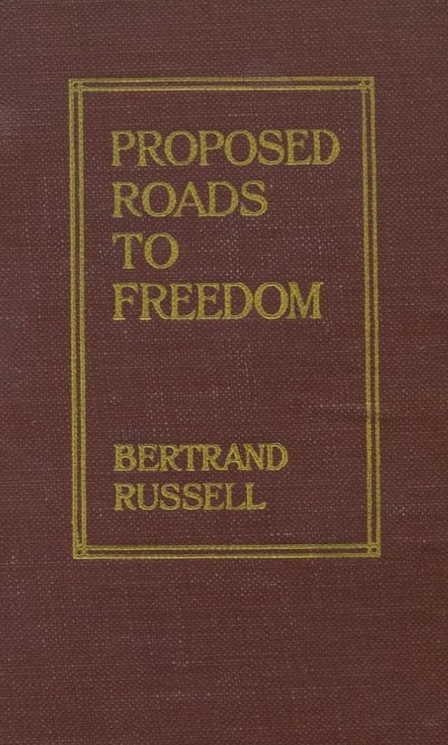 Boekomslag van Proposed Roads to Freedom