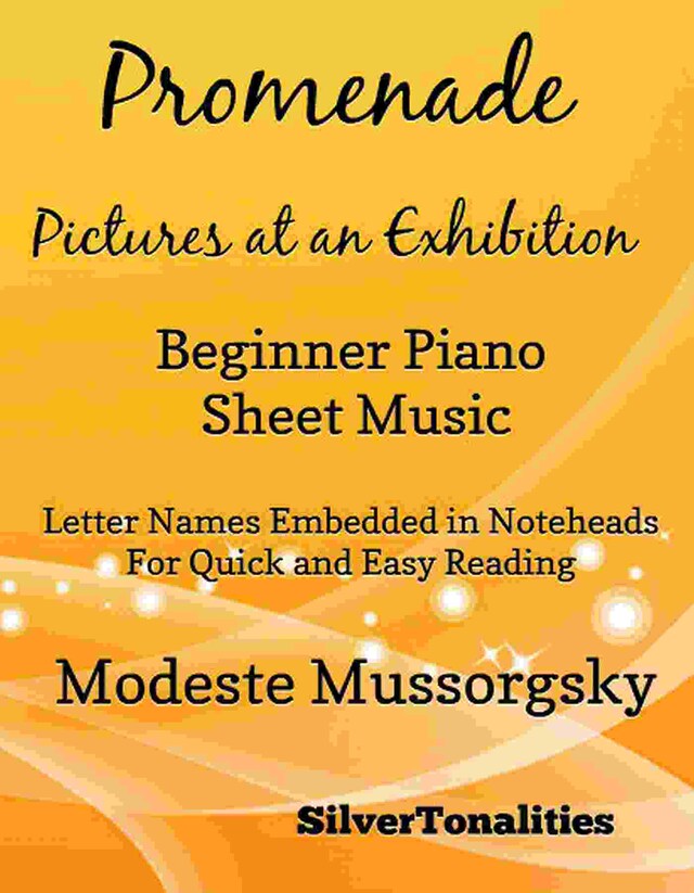 Promenade Pictures at an Exhibition Beginner Piano Sheet Music Tadpole Edition