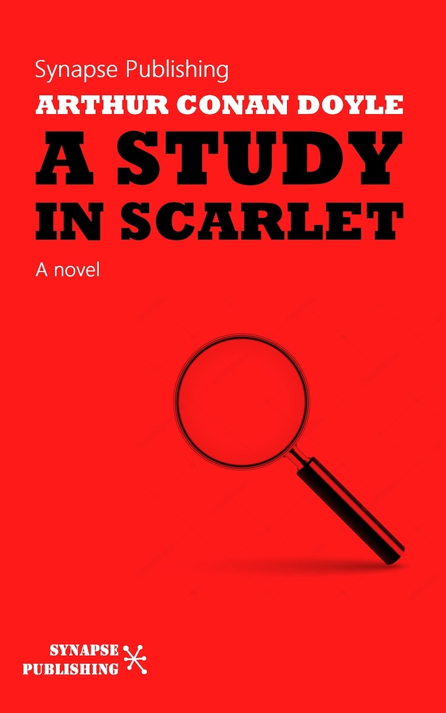 Book cover for A study in scarlet