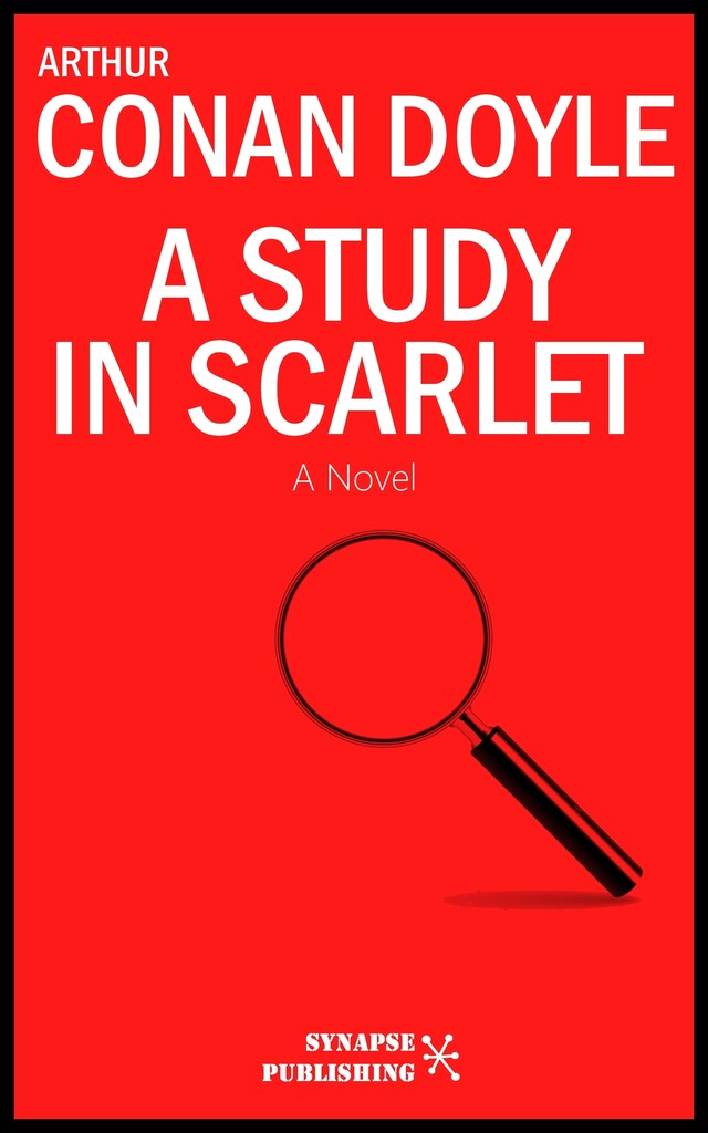 Book cover for A study in scarlet