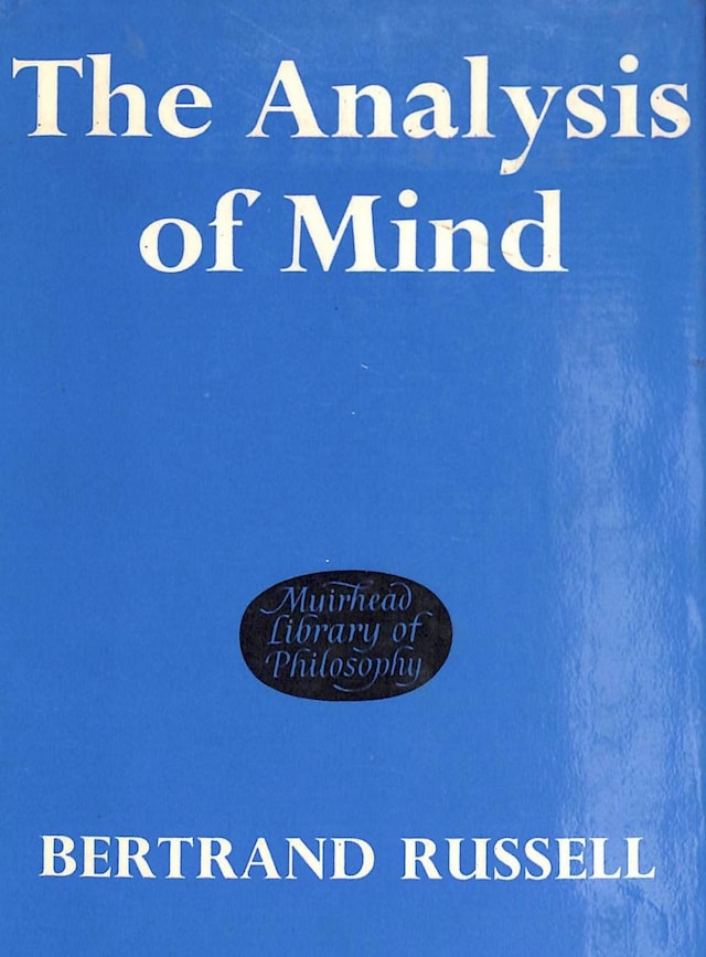 Kirjankansi teokselle The Analysis of Mind