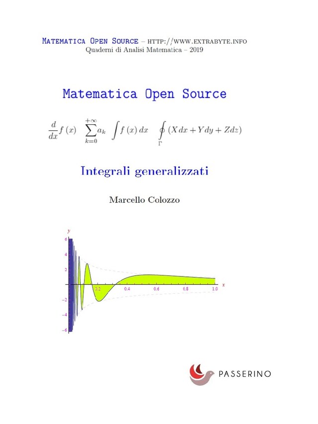 Portada de libro para Integrali generalizzati