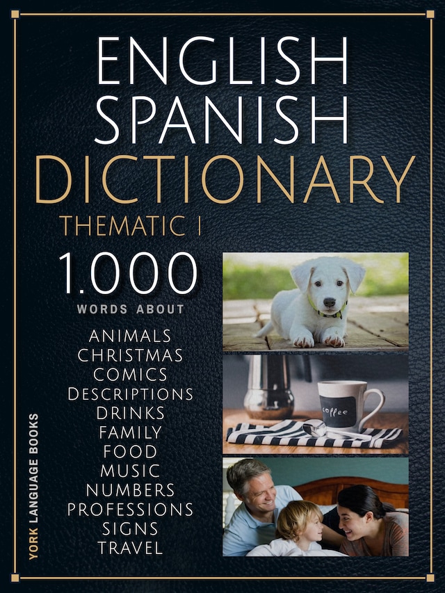 Boekomslag van English Spanish Dictionary Thematic I