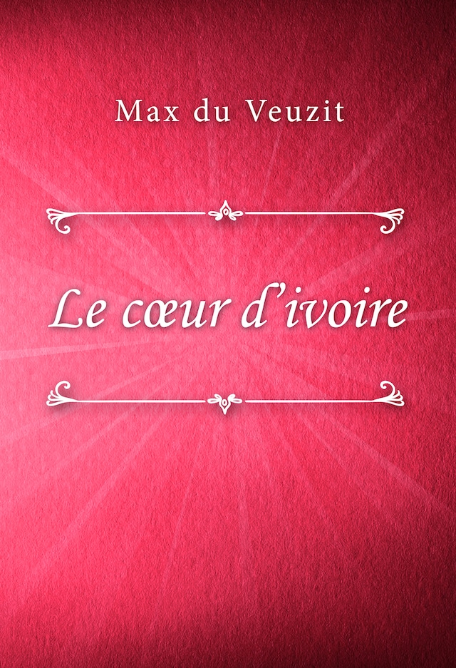 Buchcover für Le cœur d’ivoire