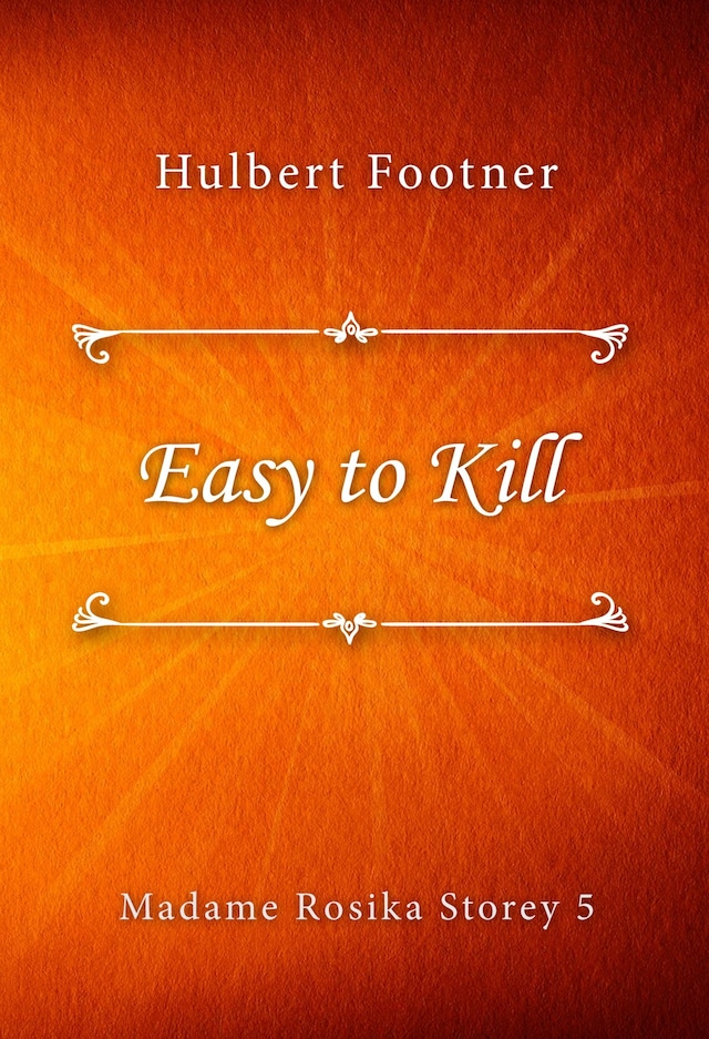 Book cover for Easy to Kill