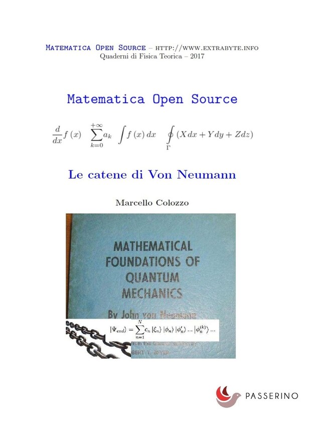 Book cover for Le catene di Von Neumann