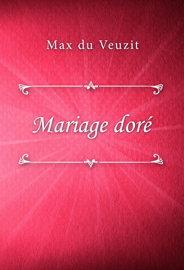 Book cover for Mariage doré