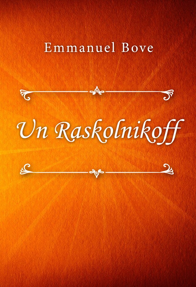 Book cover for Un Raskolnikoff