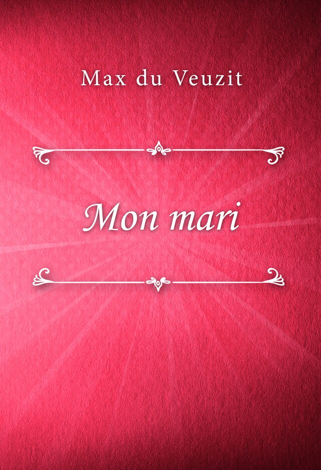 Book cover for Mon mari