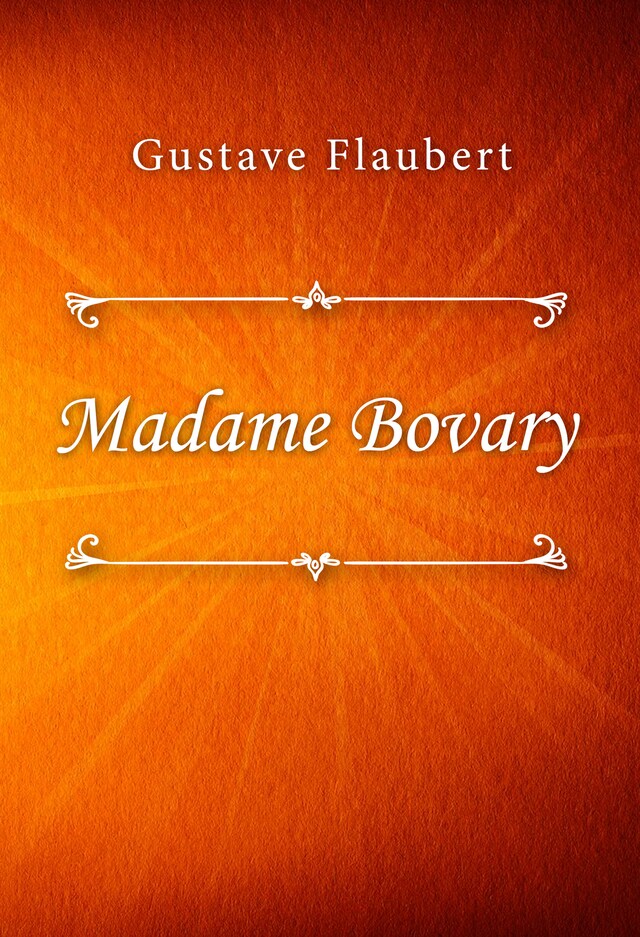 Okładka książki dla Madame Bovary