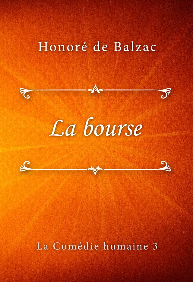 Buchcover für La bourse