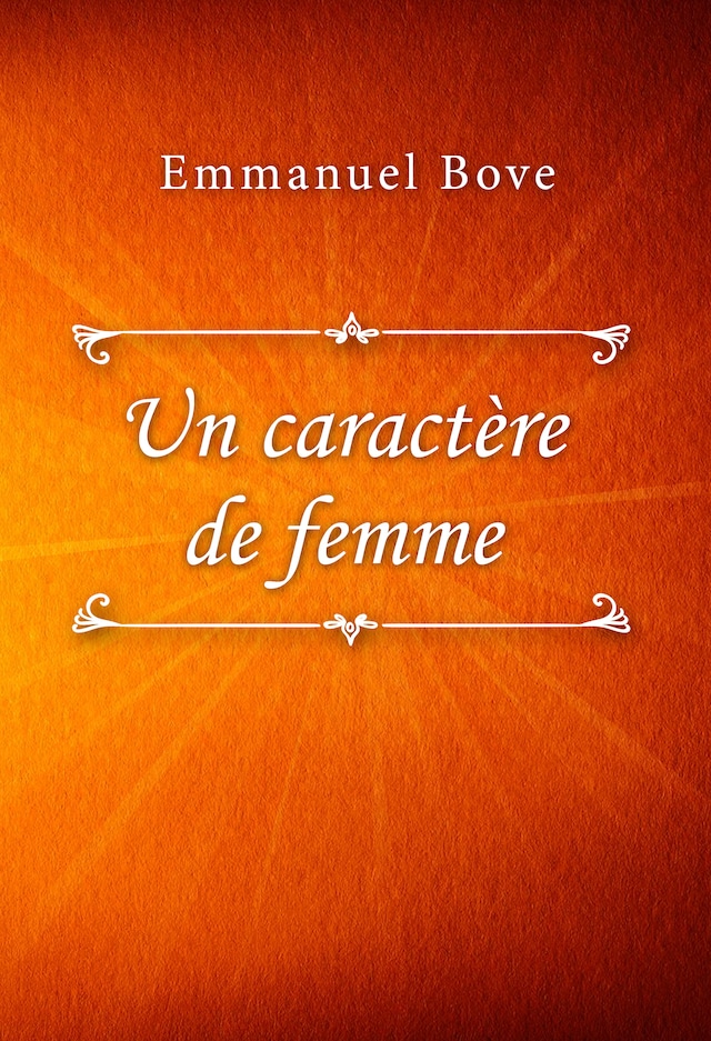 Book cover for Un caractère de femme