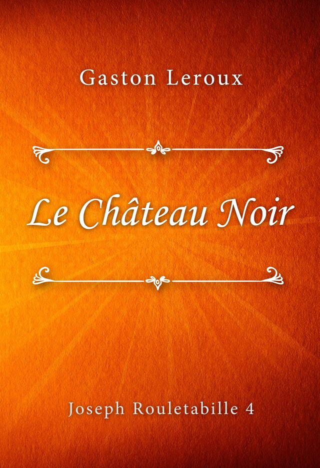 Boekomslag van Le Château Noir