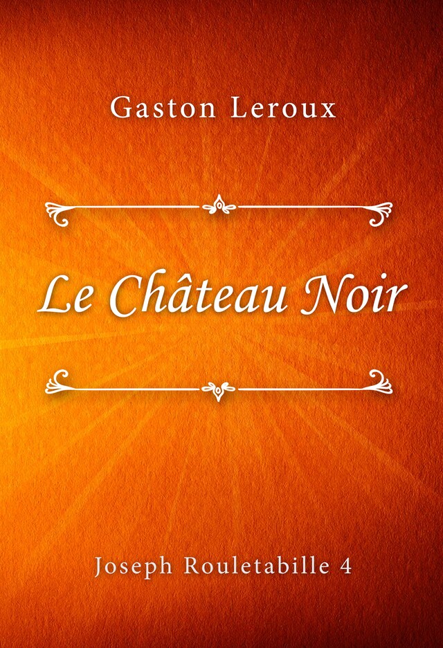 Portada de libro para Le Château Noir