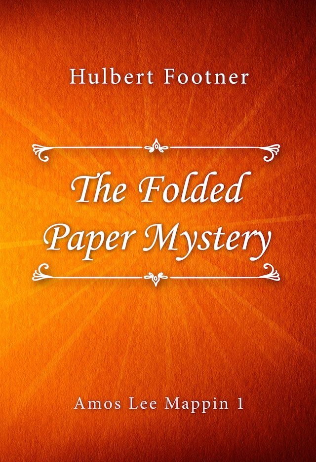 Book cover for The Folded Paper Mystery