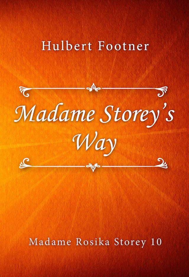 Kirjankansi teokselle Madame Storey’s Way