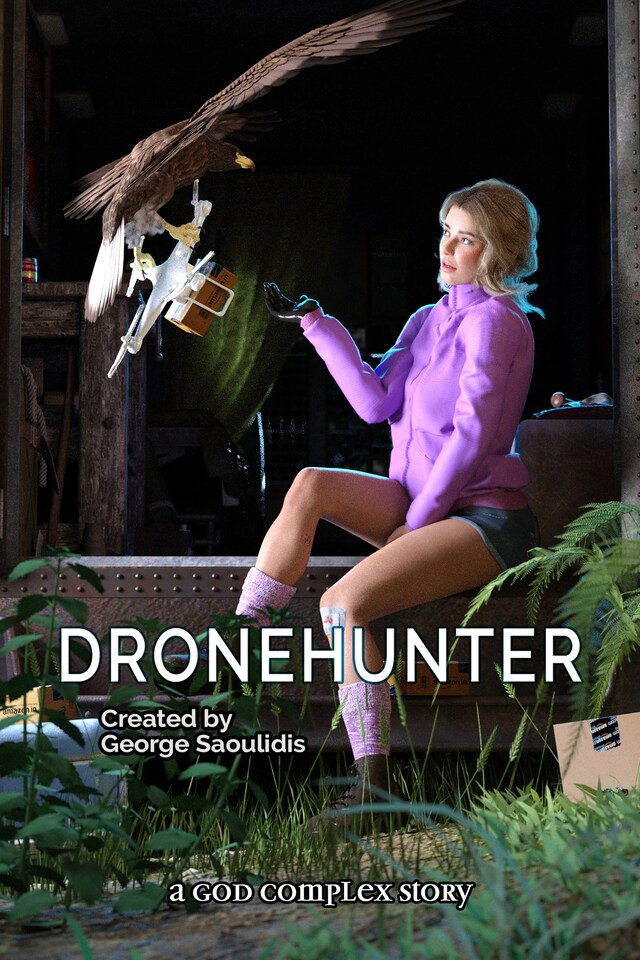 Kirjankansi teokselle Dronehunter