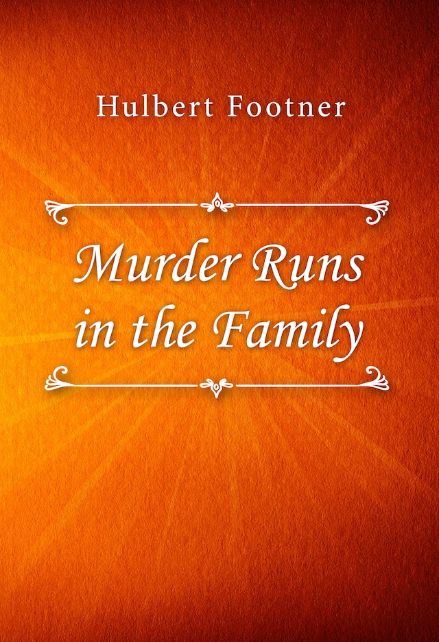 Kirjankansi teokselle Murder Runs in the Family
