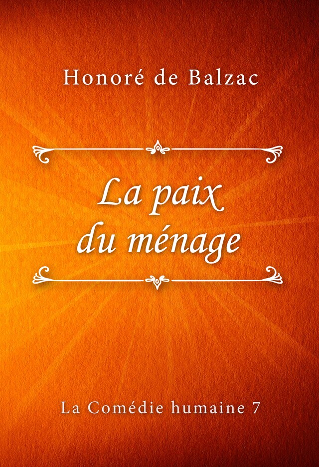 Buchcover für La paix du ménage