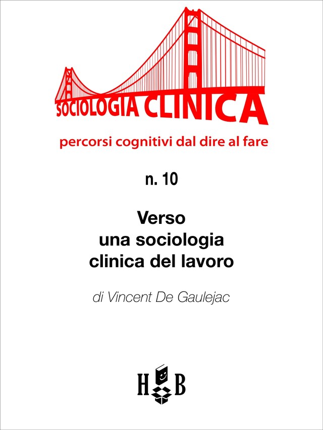 Buchcover für Verso una sociologia clinica del lavoro