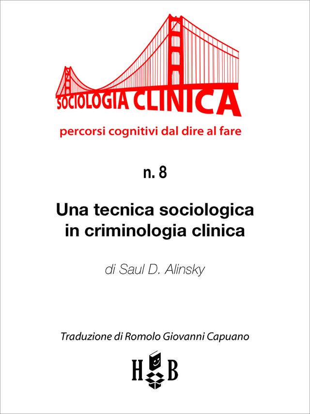 Buchcover für Una tecnica sociologica in criminologia clinica