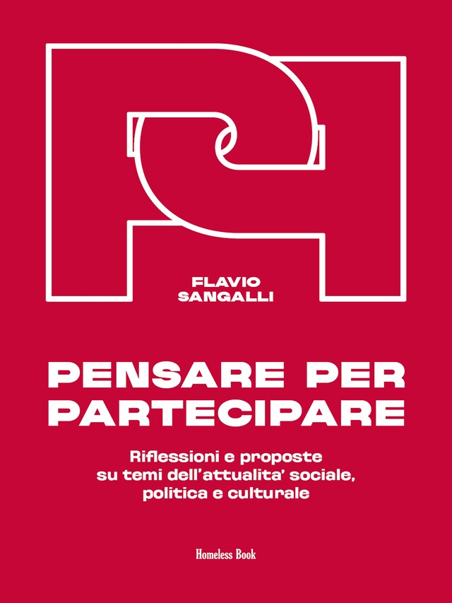 Okładka książki dla Pensare per partecipare