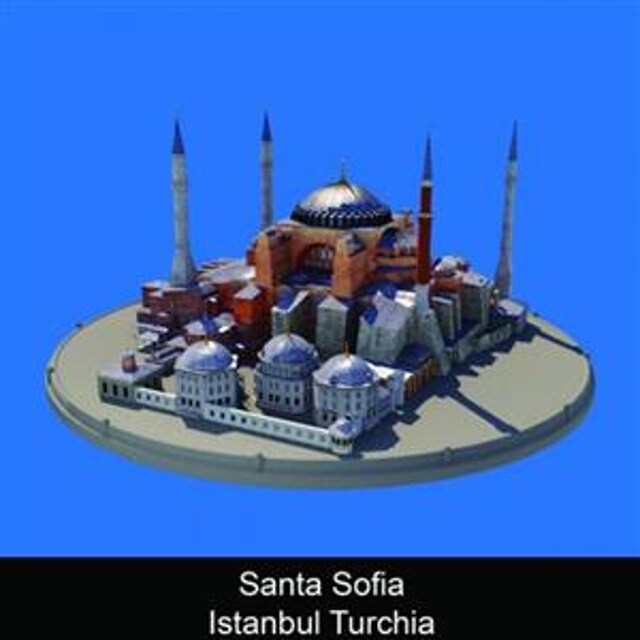 Okładka książki dla Santa Sofia Istanbul Turchia