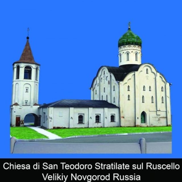Boekomslag van Chiesa di San Teodoro Stratilate sul Ruscello Velikiy Novgorod Russia