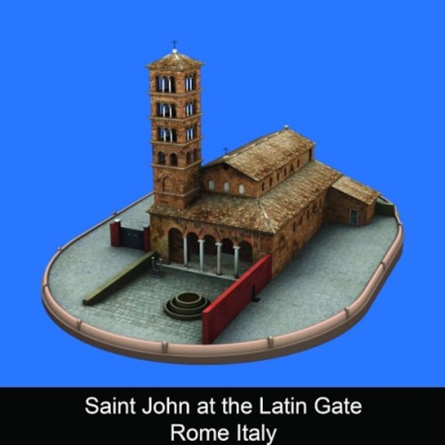 Book cover for Saint John at the Latin Gate Rome Italy