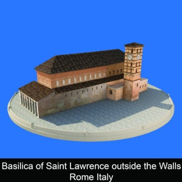 Book cover for Basilica of Saint Lawrence outside the Walls Rome Italy